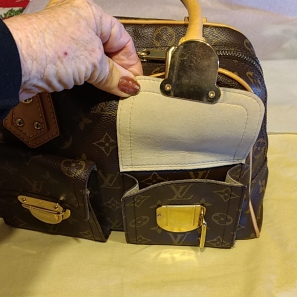 Louis Vuitton Manhattan PM Handbag 100% Authentic - Picture 3 of 8